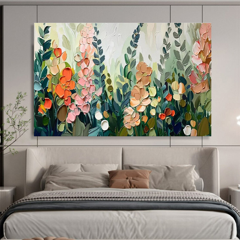 Large - Format Original Hand - Crafted Textured Abstract Wall Decor for Visual Attraction DKH801