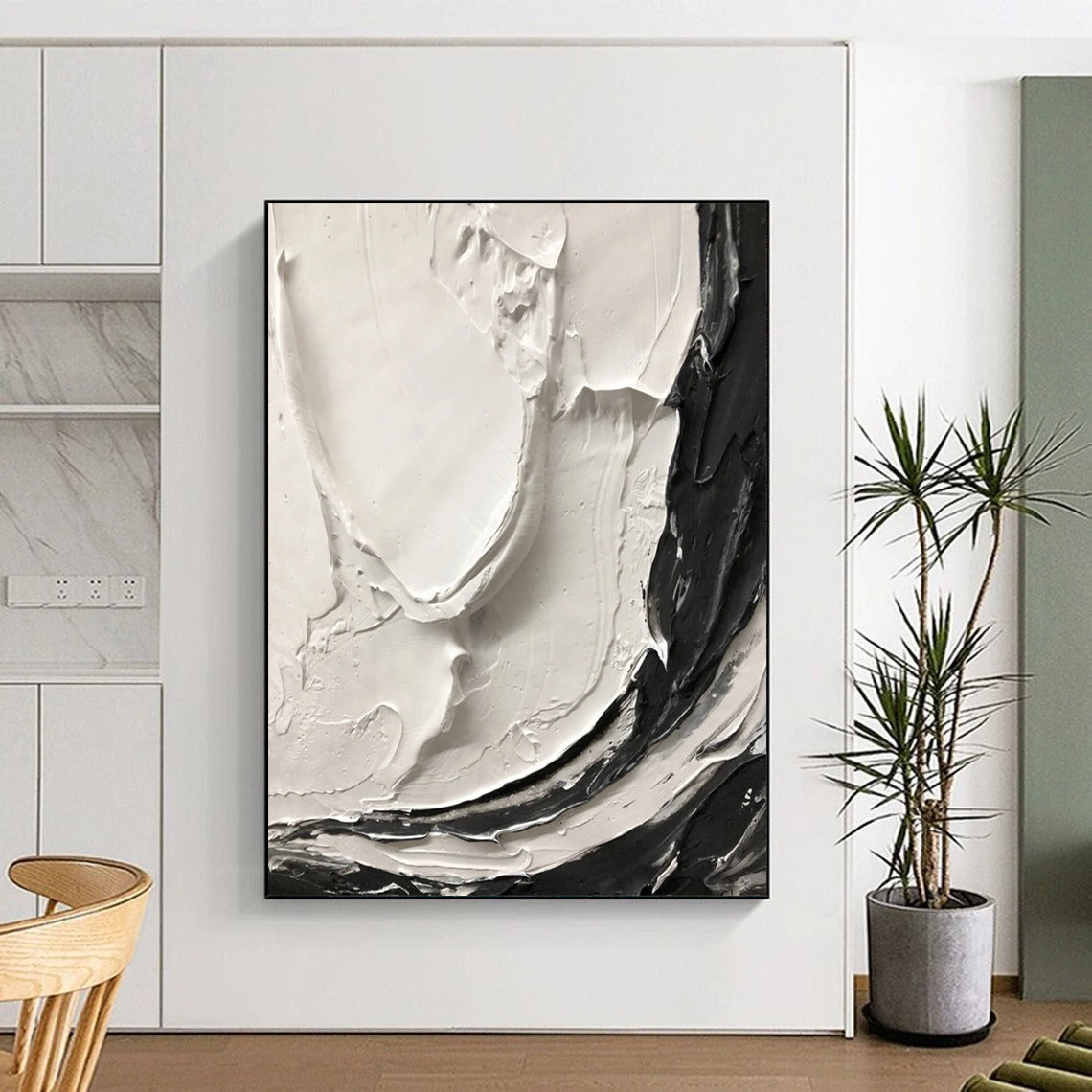 Gorgeous Hand Abstract Art for Bedroom & Hallway DTP387