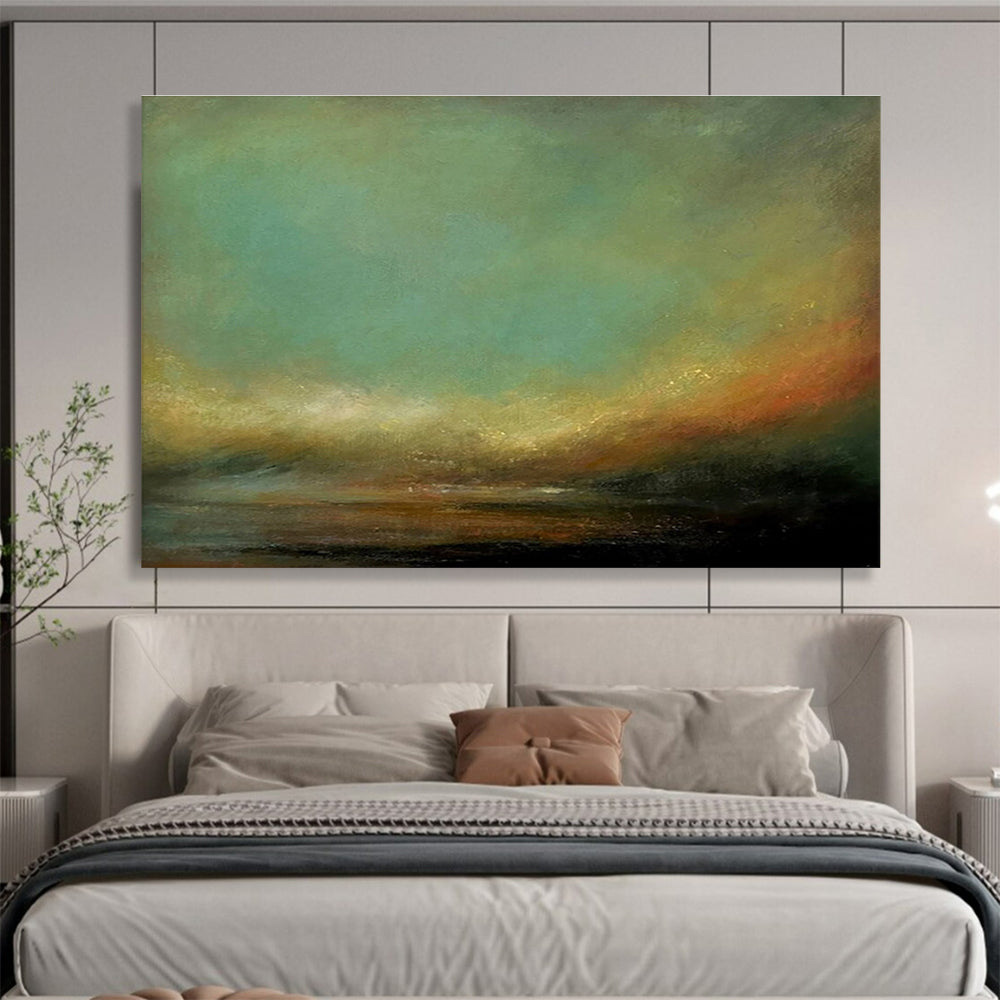 Immense Textured Hand - Crafted Abstract Painting for Stylish Interiors DKH778