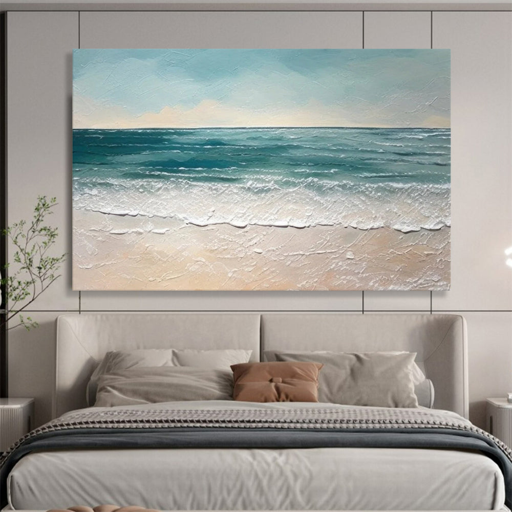 Textured Beach Waves - Coastal Bedroom Escape DLZ062