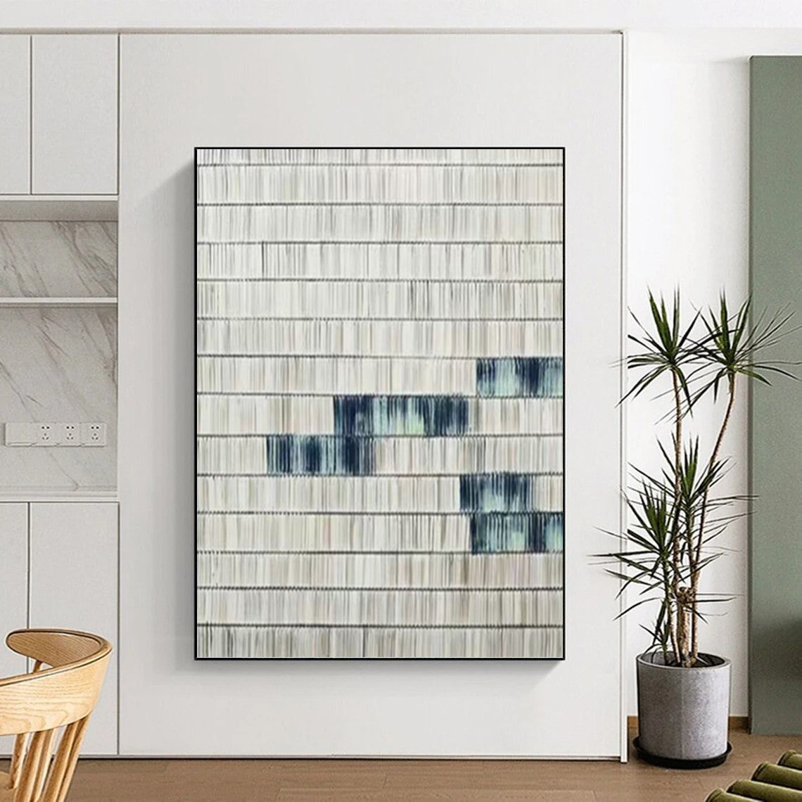 Gigantic Hand - Crafted Custom Textured Abstract Wall Art for Office & Living Room DKH1033