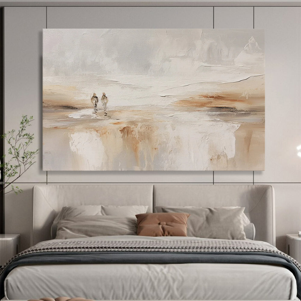 Serene Beach Walk Abstract - Romantic Bedroom Escape DLZ080