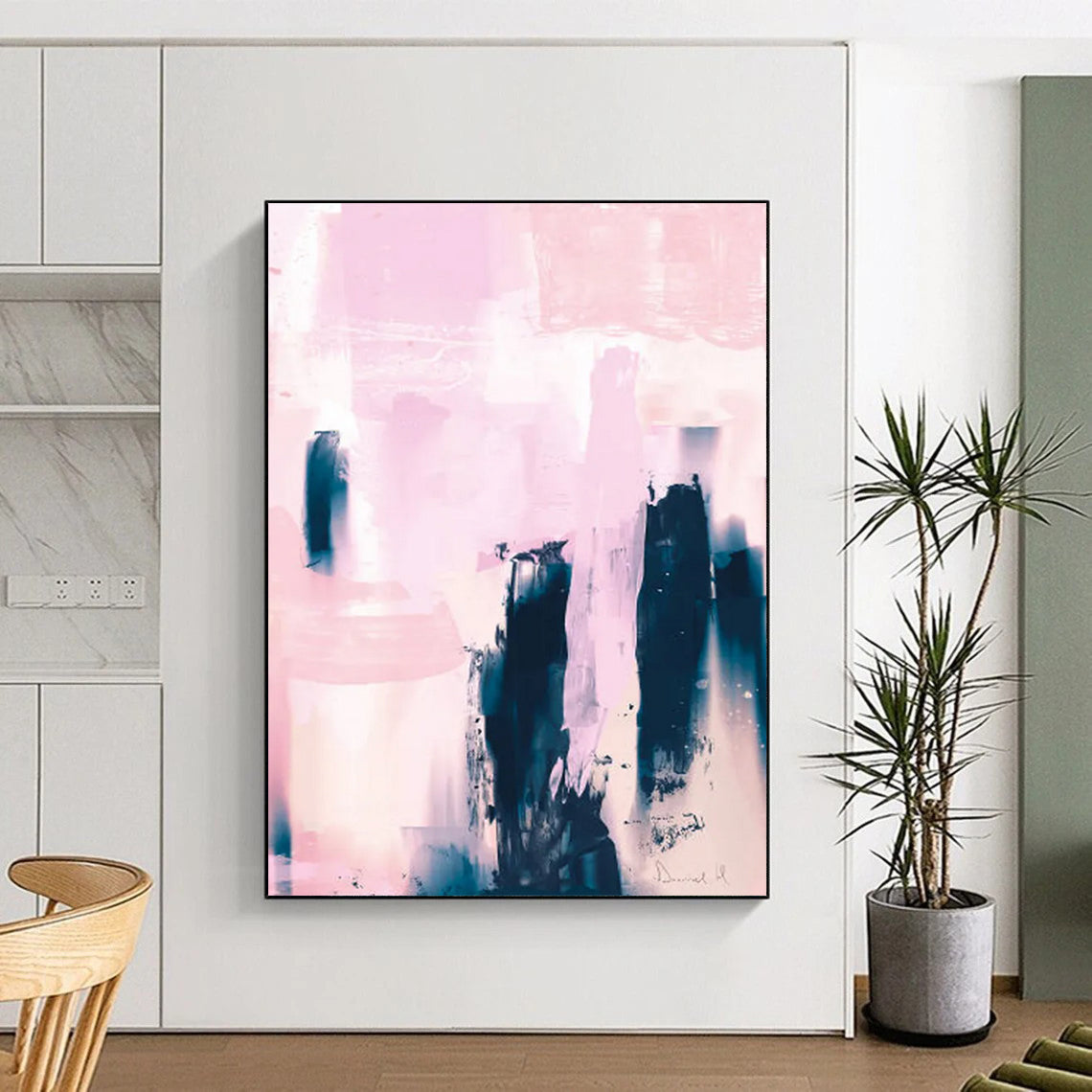 Large Custom Abstract Paintings: Handmade, Textured & Captivating DTP179