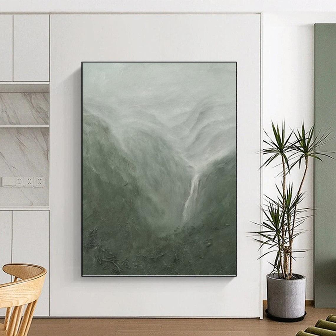Extra - Colossal Hand - Painted Custom Abstract Work (with Unique Textures), for Hallway and Bar DKH1490