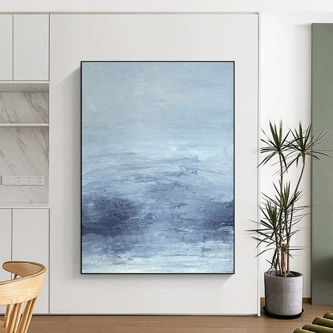 Mysterious Textured Abstract Painting for Office & Bedroom DKH0968