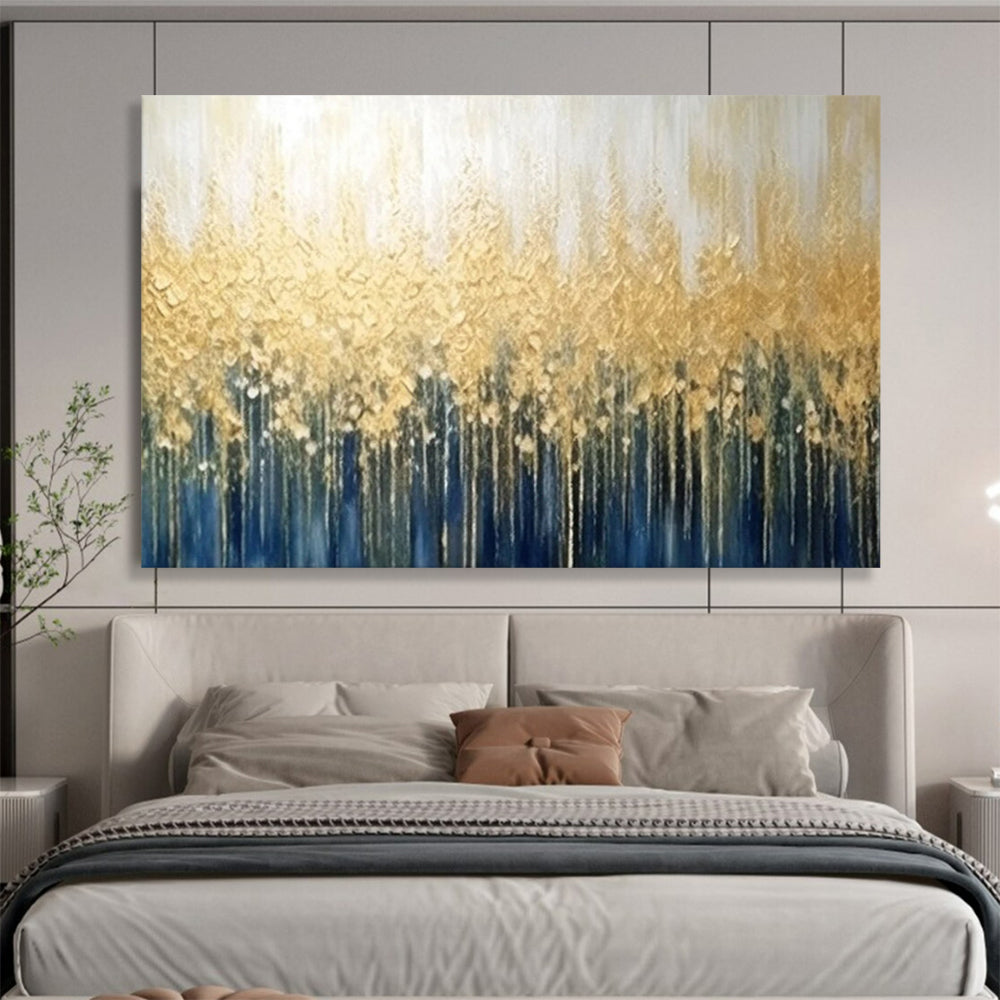Golden Forest Canopy - Luxe Living Room Statement DLZ052