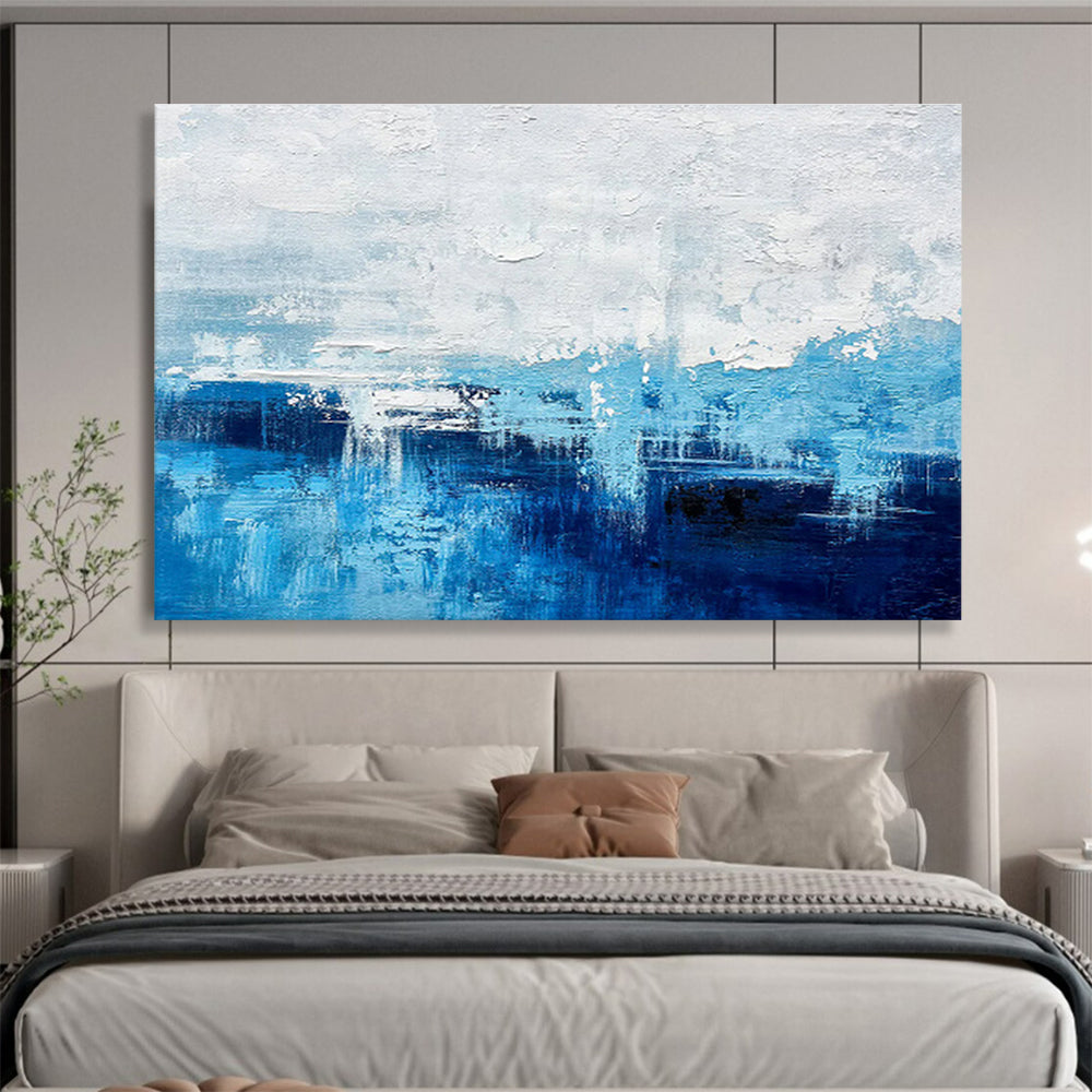 “Inspiring Reflections” Immense Abstract Artwork for Entryway & Office DKH275