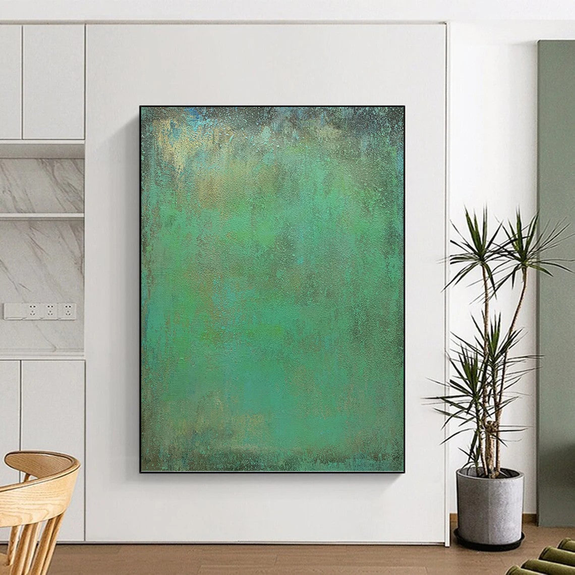 Grand Hand - Painted Textured Abstract Painting for Retail Store & Showroom DKH1213