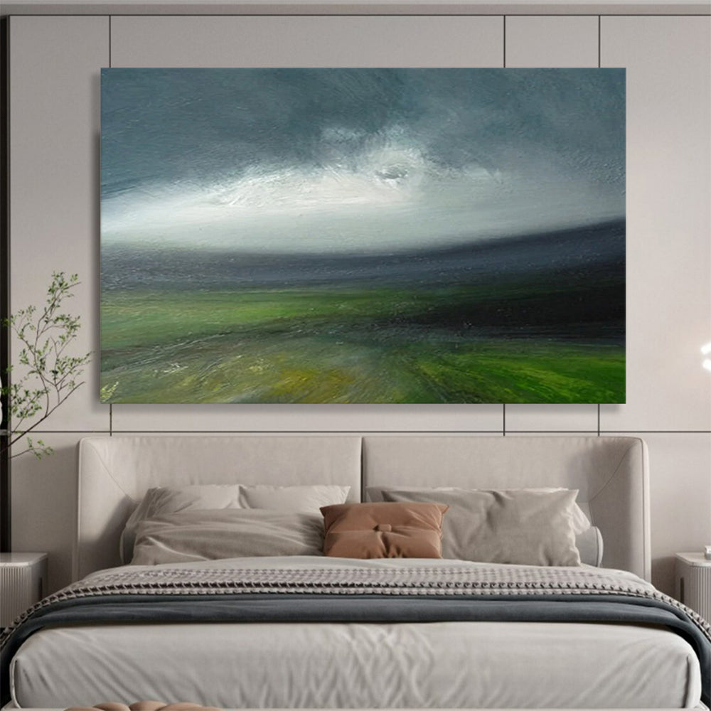 Misty Green Landscape - Dreamy Bedroom Escape DLZ029