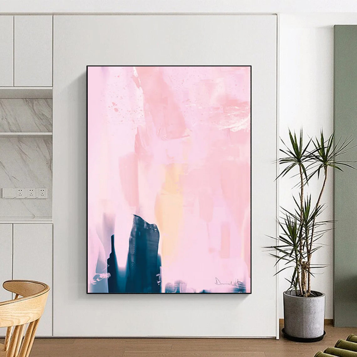 Custom Handmade Abstract Art: Big Sizes, Textured Styles for Impact DTP180