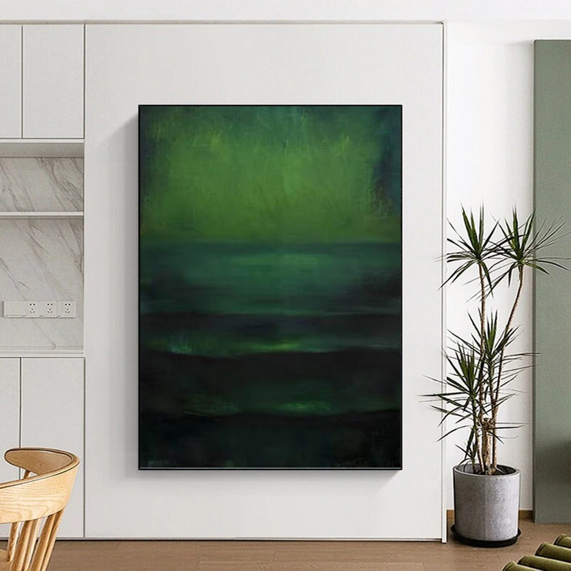 Enormous Hand - Painted Textured Abstract Artwork for Dining Room & Hotel DKH1189