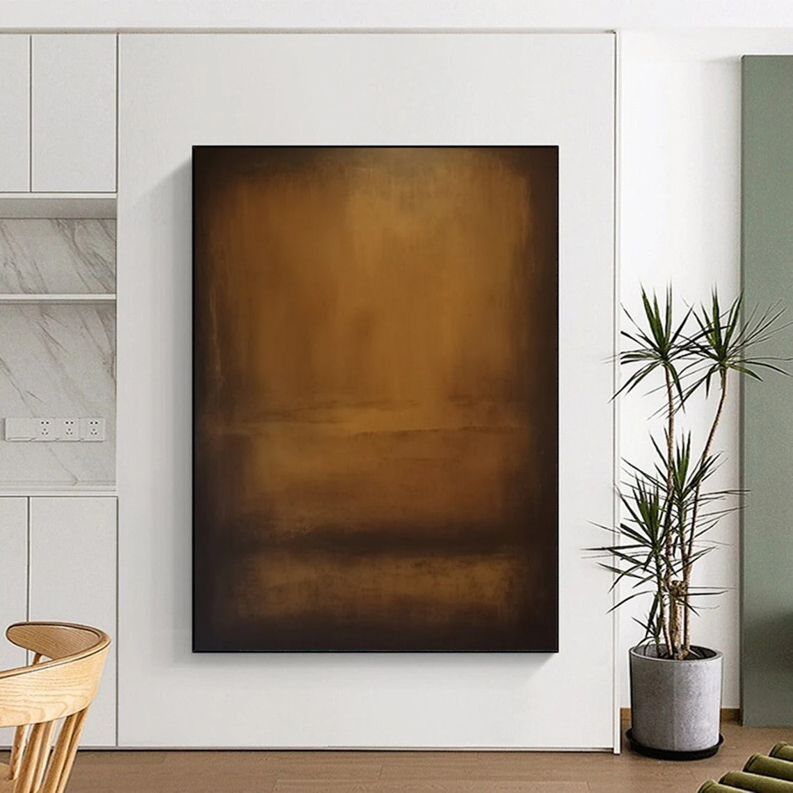 Handmade Large-Scale Abstract Art for Office & Hallway DTP372
