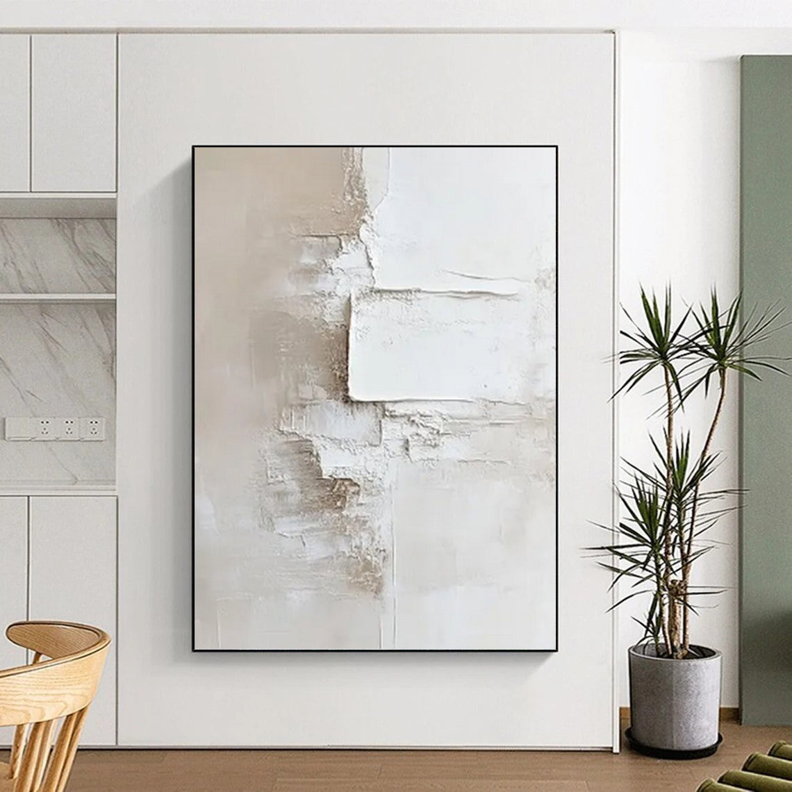 Nordic Textured Abstract Painting for Office & Bedroom DKH0978