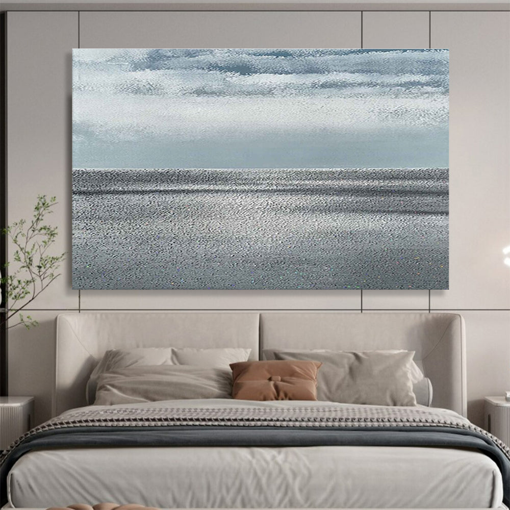 Grand Hand - Painted Textured Abstract Canvas for Focal Decor Statements DKH749