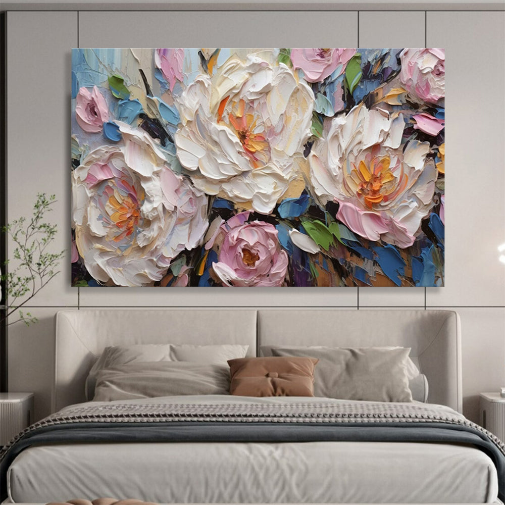 Peaceful Large Abstract Canvas for Bedroom & Dining Room DKH891