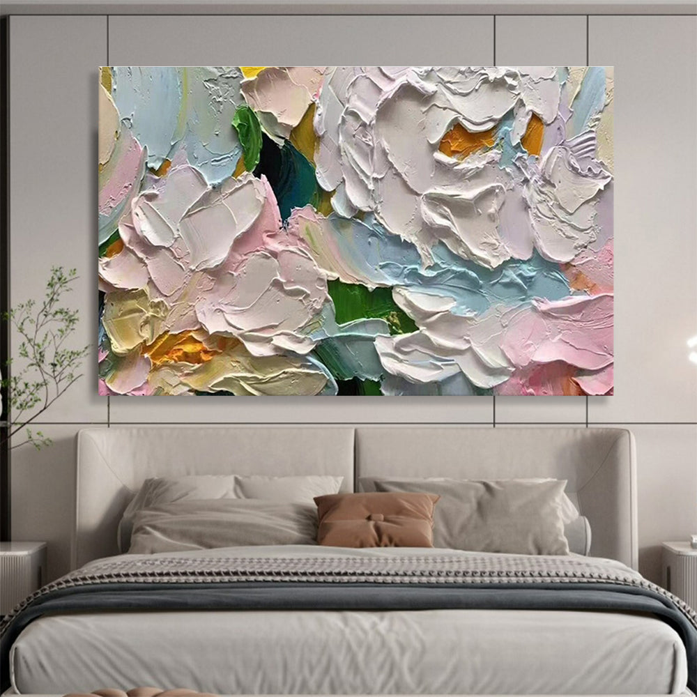 Exclusive Original Hand - Painted Textured Large Abstract Gem for Modern Interiors DKH817