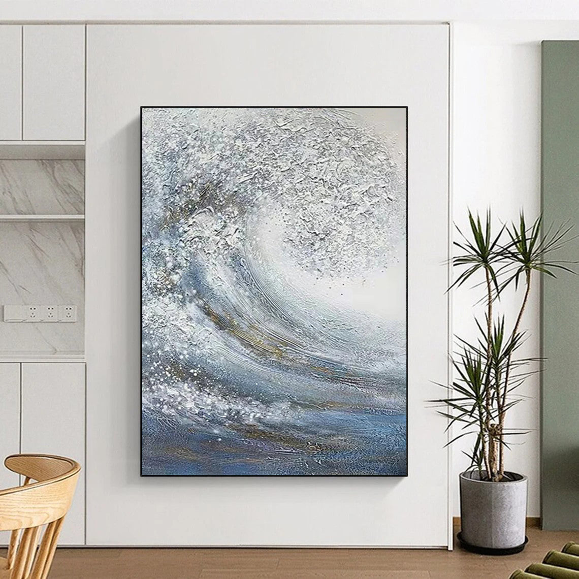 Handmade Large-Scale Abstract Artworks for Dining Room & Bar DTP337