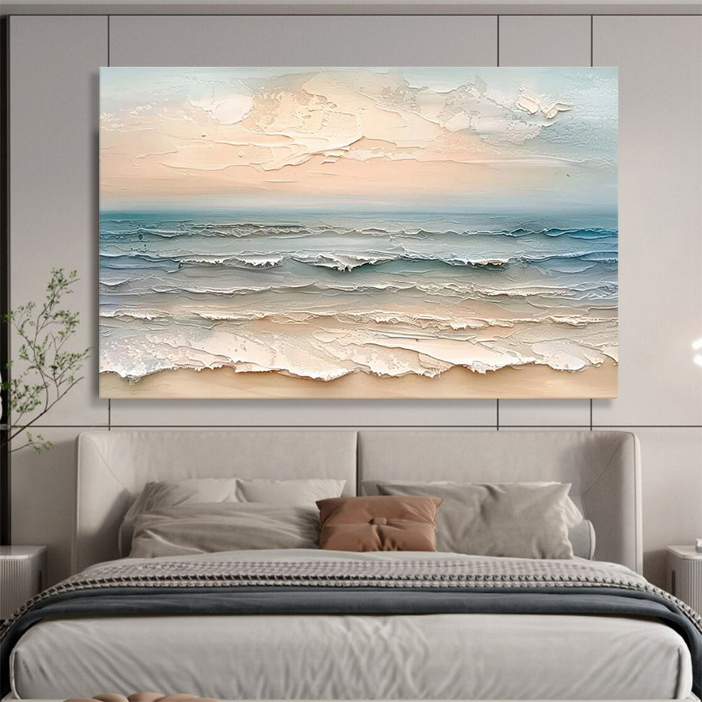 Vast - Scale Original Hand - Painted Textured Abstract Canvas for Impactful Design DKH795