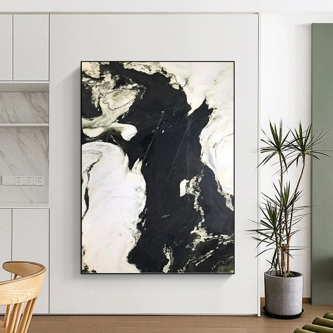 Massive Custom - Crafted Textured Canvas Abstract for Dining Room & Bar DKH1047