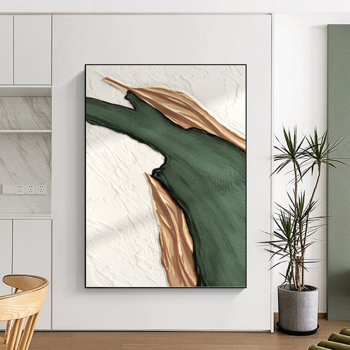 Palace - Scaled Hand - Painted Custom Abstract Narrative (with Exquisite Textures), for Bedroom and Bar DKH1507