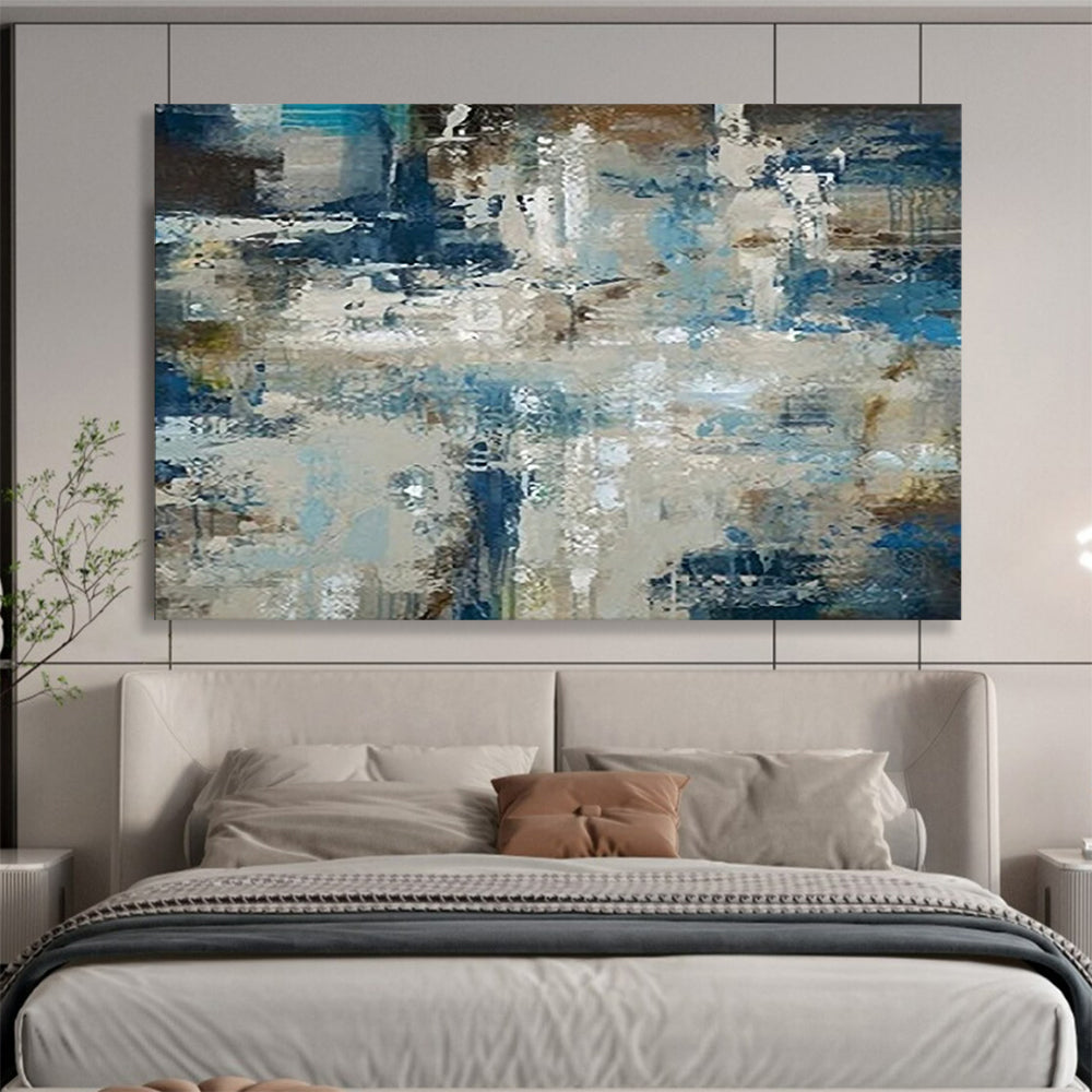 Textured Abstract Coastal - Modern Entryway Impact DLZ036