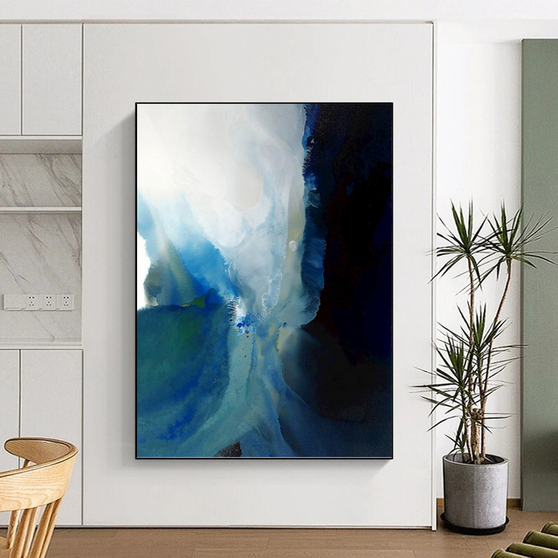 Energetic Textured Abstract Artwork for Living Room & Hotel Suite DKH0941