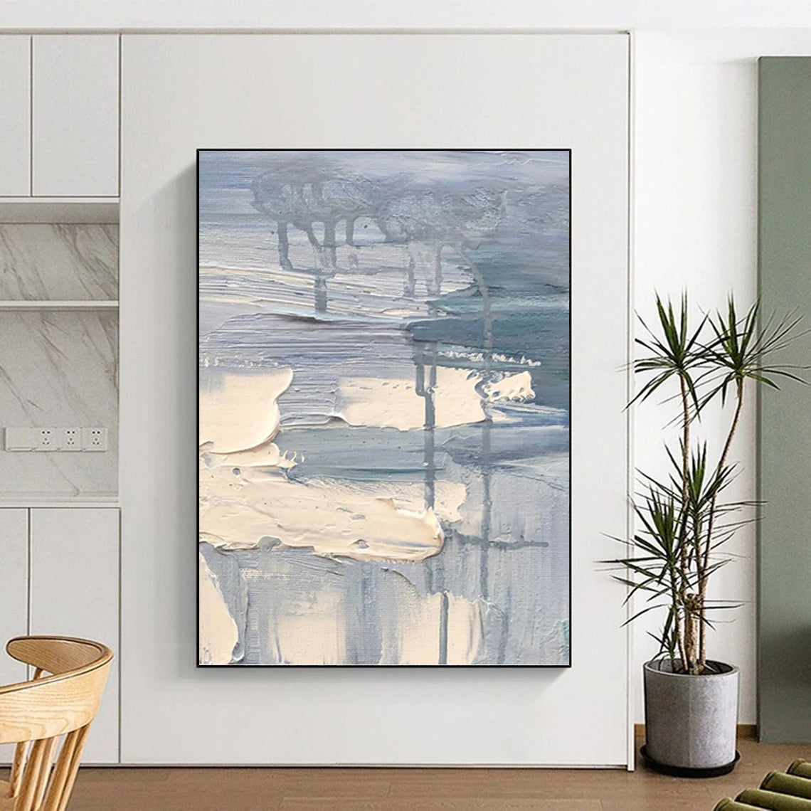 Mystical Hand - Painted Textured Abstract for Bedroom & Entryway DKH1292