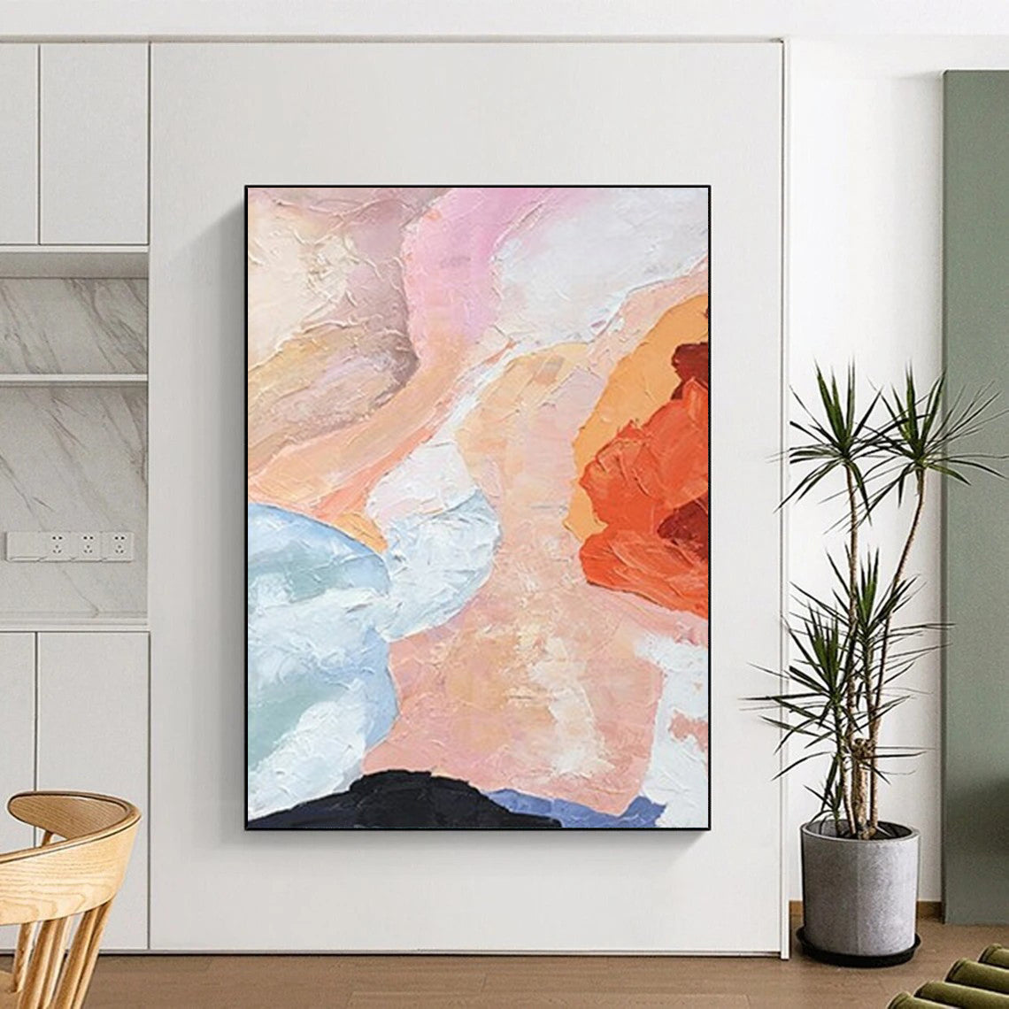 Handcrafted Large Abstract Art for Dining Room & Bar DTP275