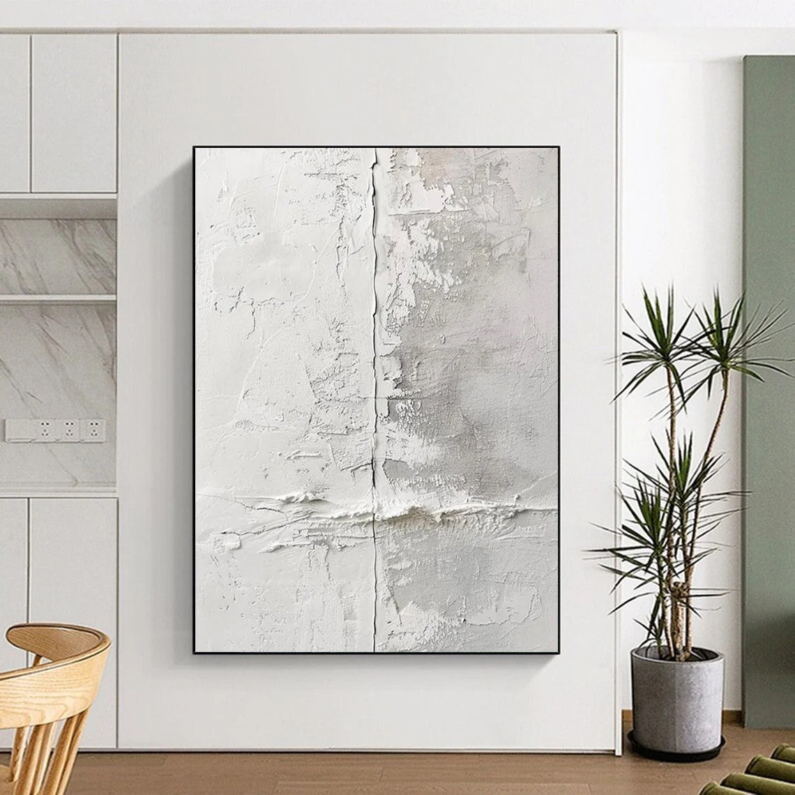 Immense - Sized Hand - Painted Custom Abstract Painting for Bar and Living Room DTP066