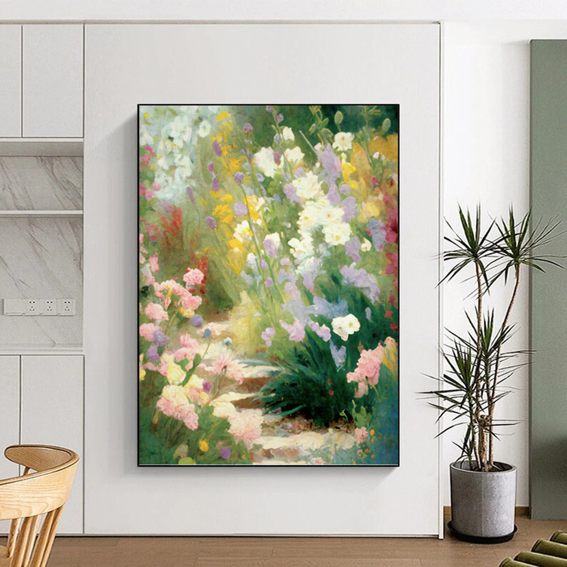Stunning Hand - Painted Textured Abstract Canvas for Living Room & Bar DKH1356