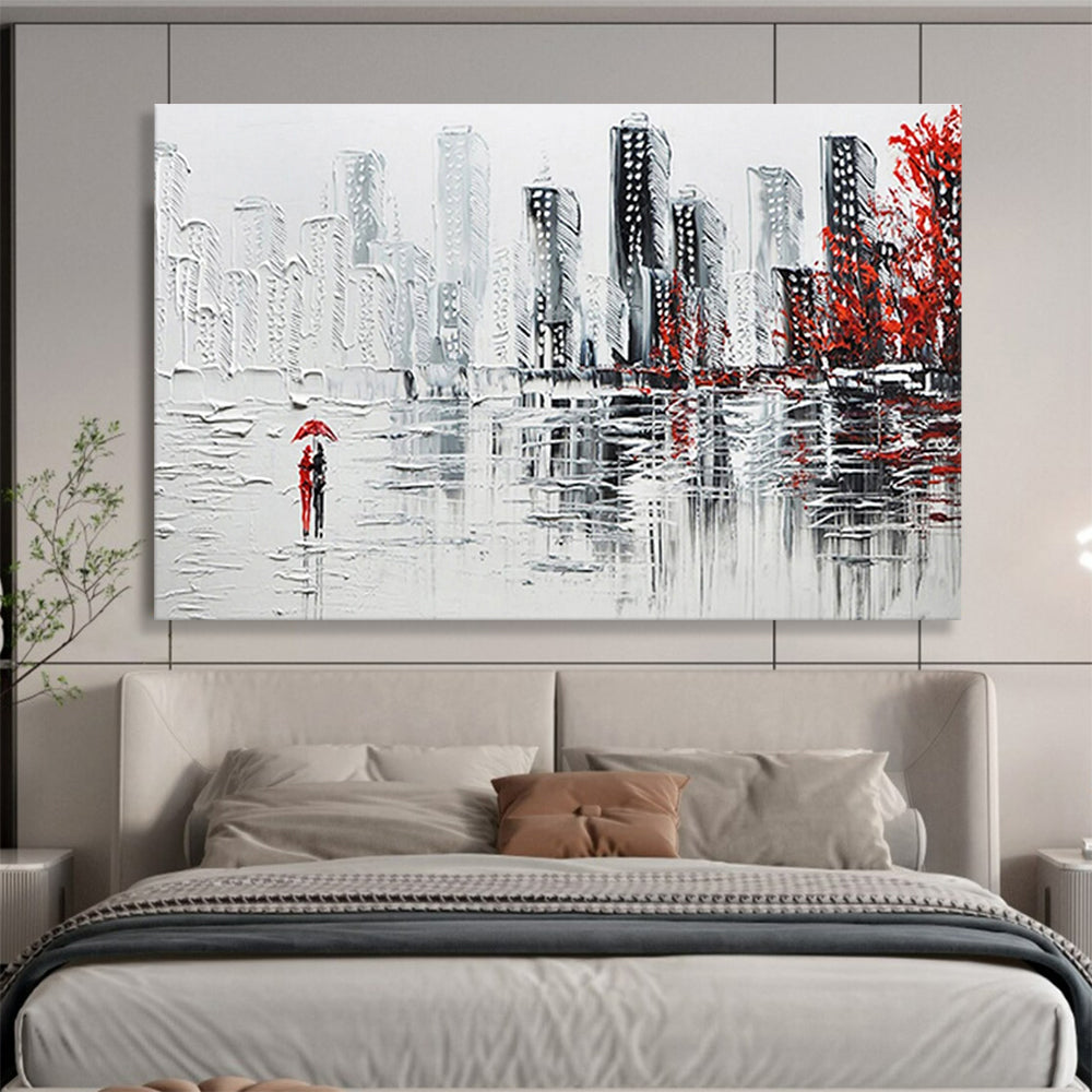 Energetic Large Abstract Canvas for Living Room & Hotel Suite DKH886