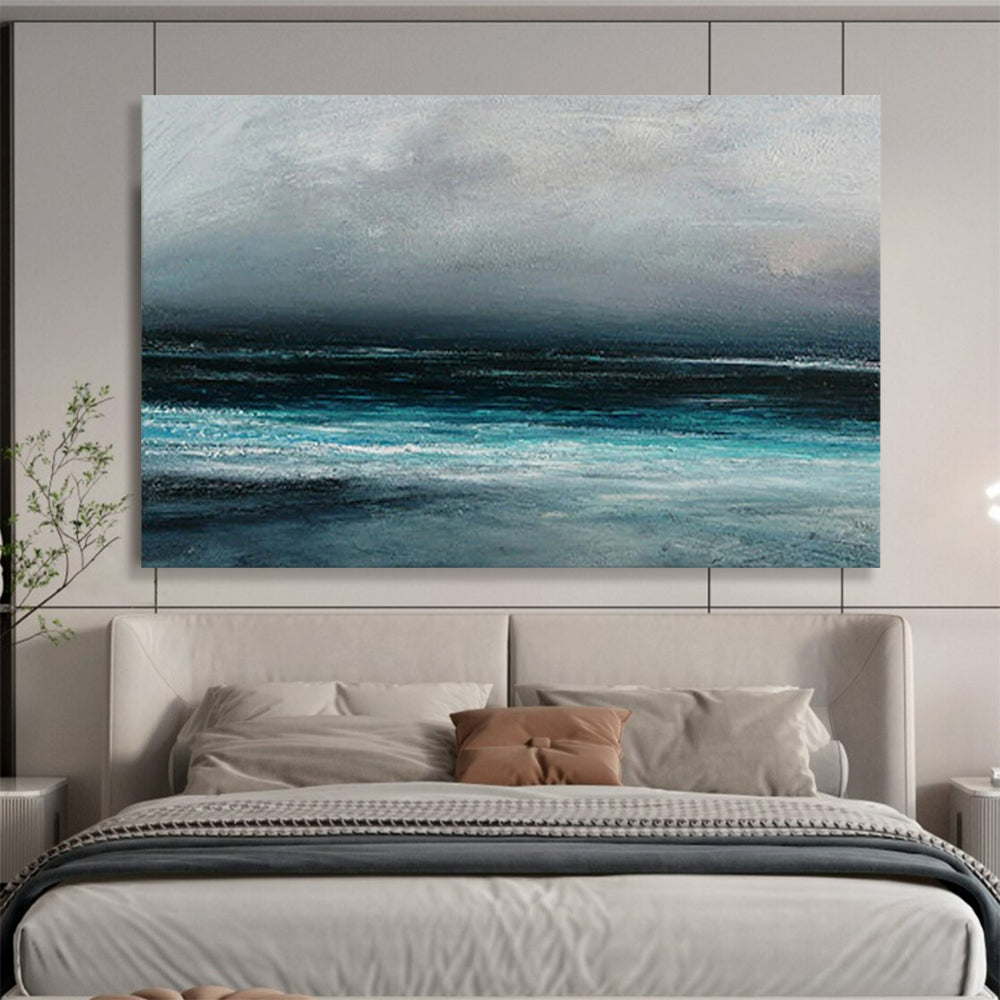 Moody Sea & Sky - Dramatic Living Room Drama DLZ035