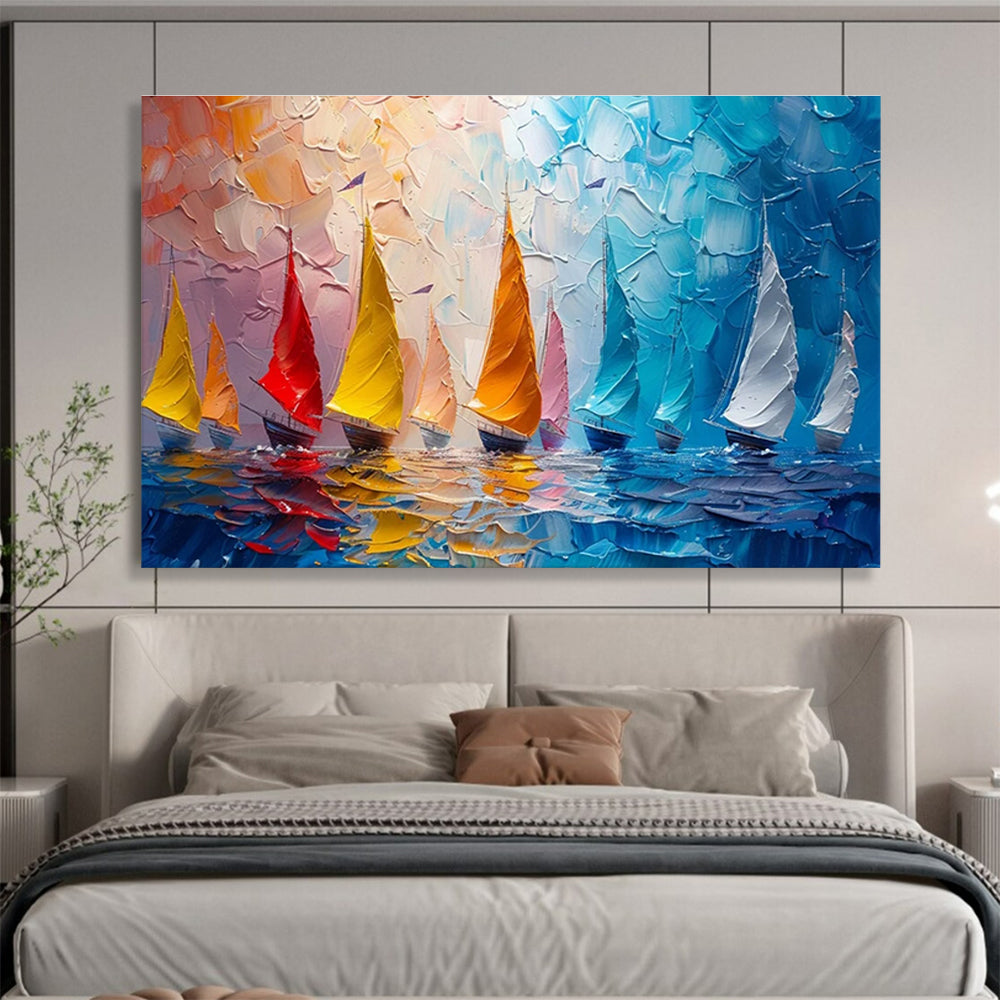 Oversized Original Textured Handmade Abstract Painting for Decorative Enhancements DKH800