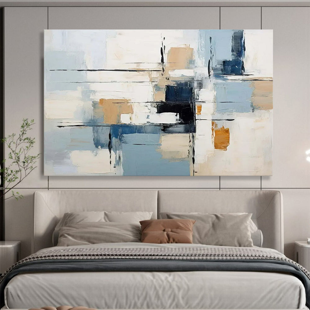 Morandi - Tone Geometric Abstract Painting - Artistic Atmosphere Maker for Modern Living Room DLZ092