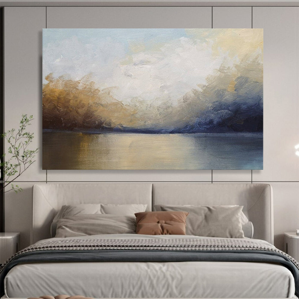 Soft Landscape Abstract - Calming Bedroom Oasis DLZ009