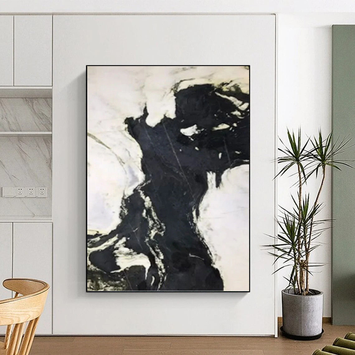 Grand Custom - Painted Textured Canvas Abstract for Office & Entryway DKH1046