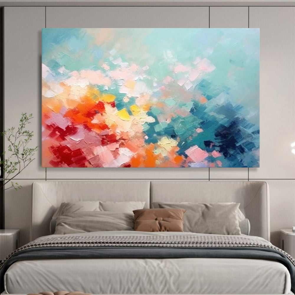 Pastel Abstract Clouds - Dreamy Bedroom Whimsy DLZ058