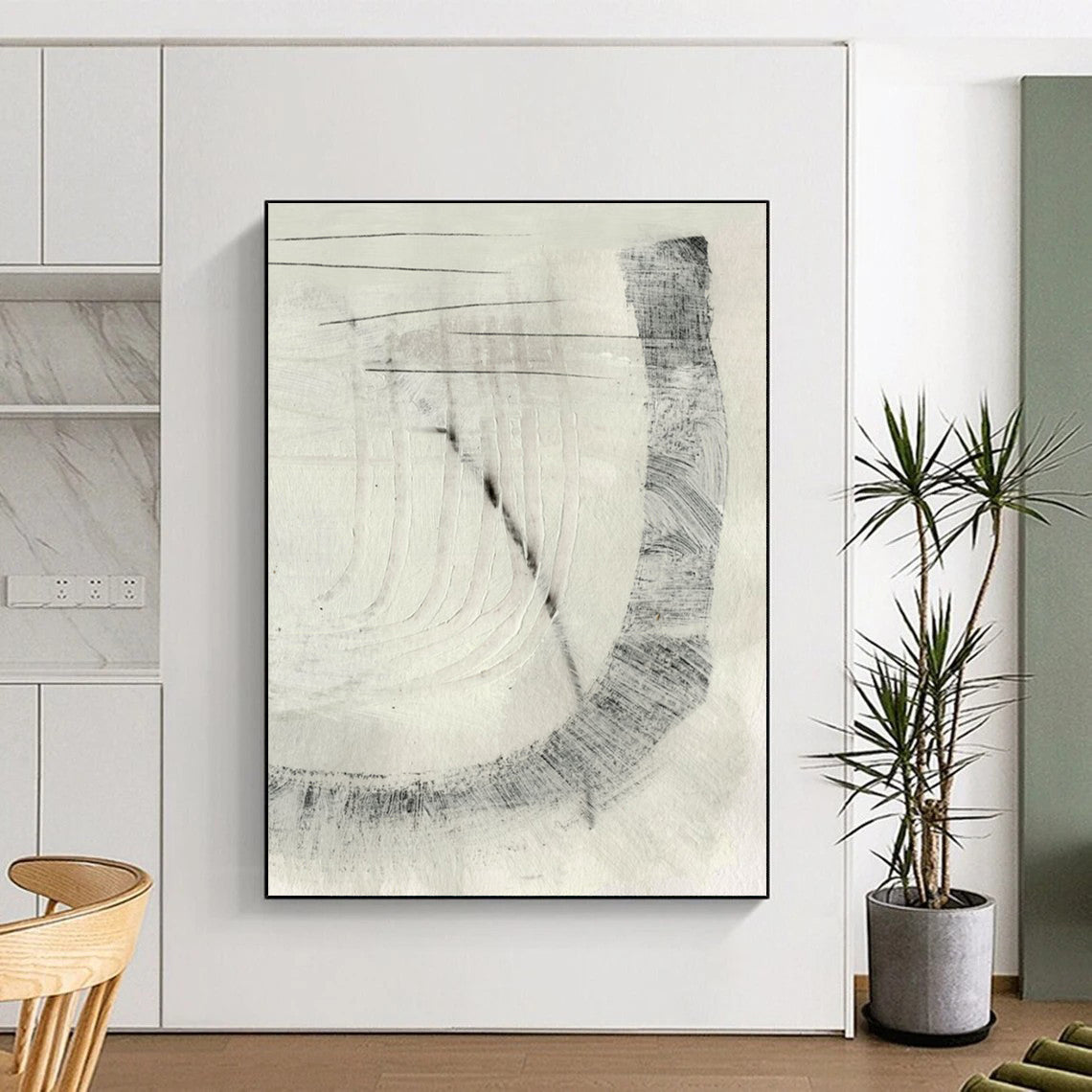 Big Custom Abstract Artworks: Handmade, Textured, and Memorable DTP214