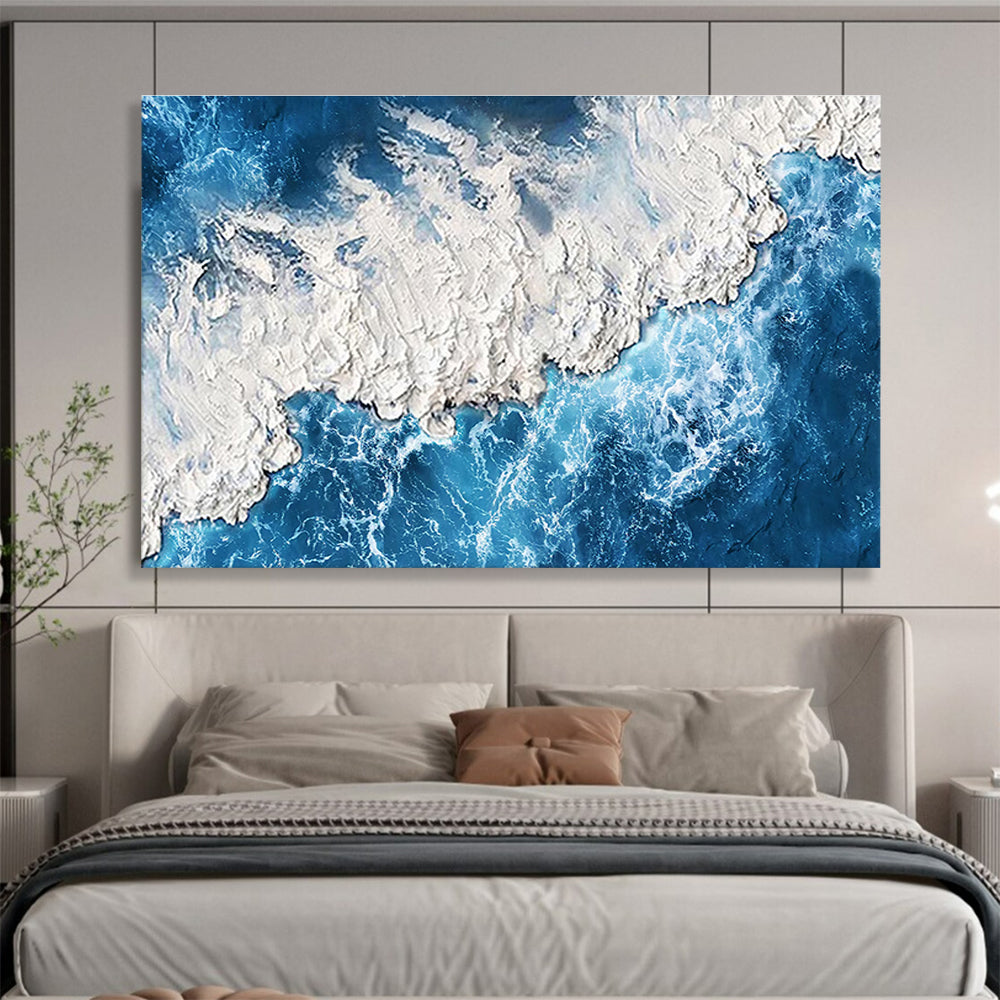 Grand Textured Hand - Crafted Abstract Artwork for Prestigious Interiors DKH785