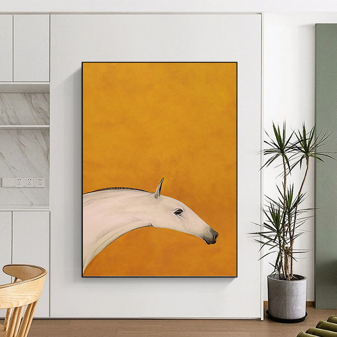 Large - Sized Energetic Hand - Painted Textured Abstract on Canvas for Office & Bedroom DKH1427