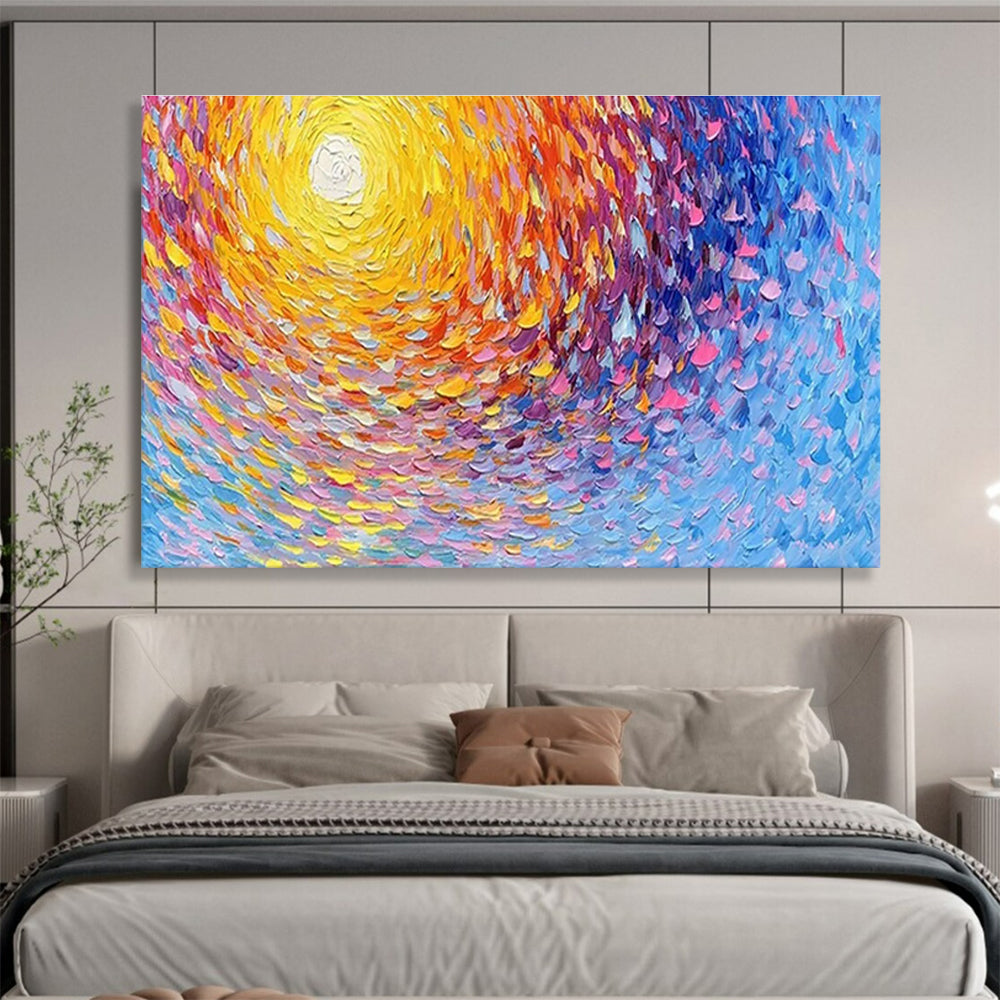 Inviting Large Abstract Canvas for Bar & Entryway DKH881