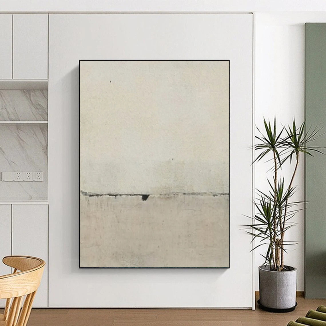 High - End Designer - Painted Textured Canvas Mural for Bar & Hotel Lobby DKH1122