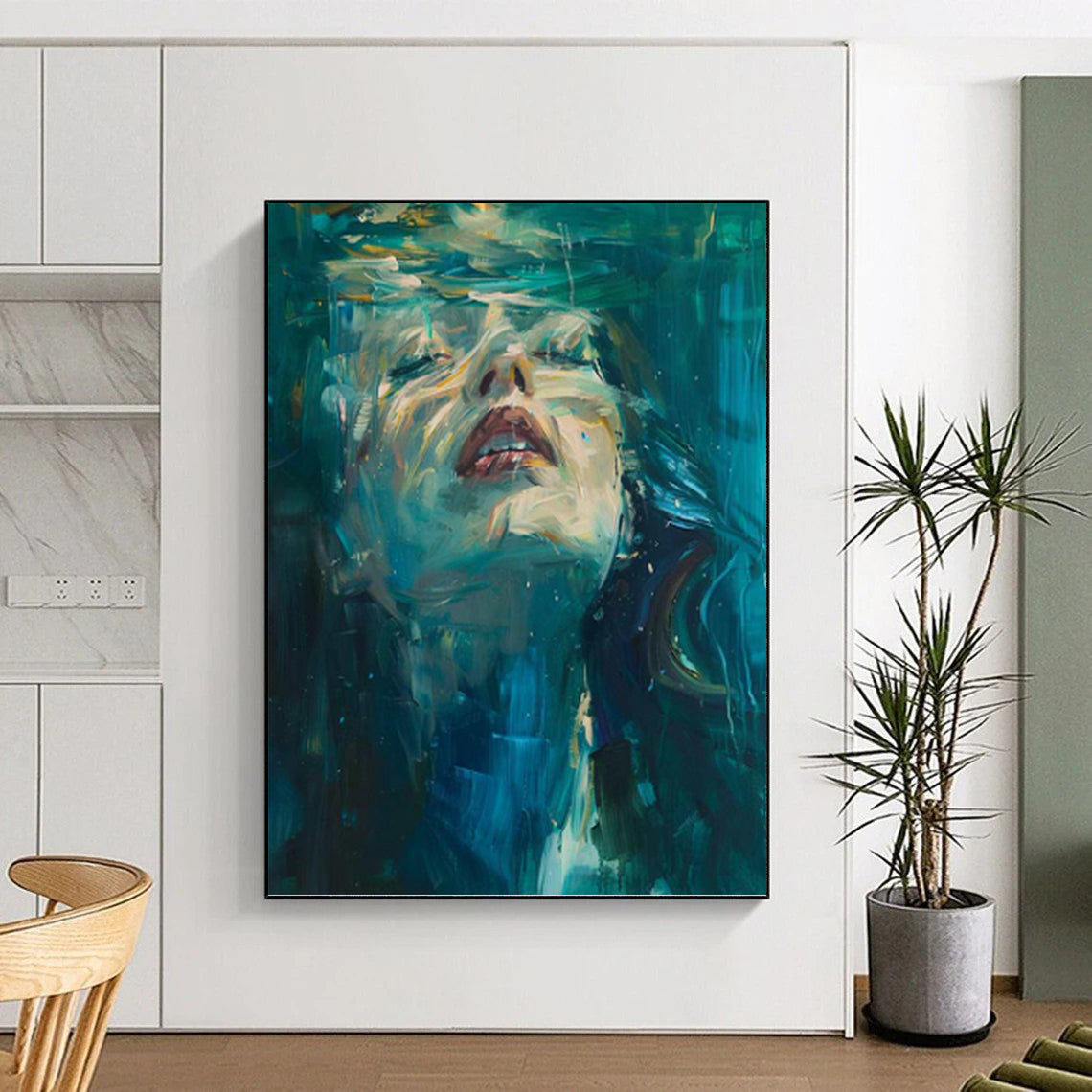 Grand Hand - Painted Textured Abstract Painting for Office & Living Room DKH1183