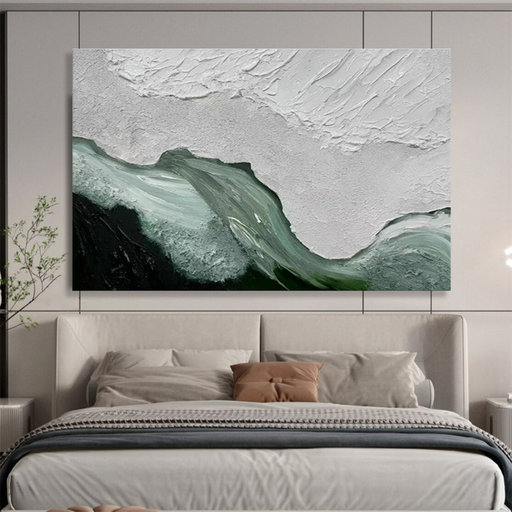 Massive Hand - Crafted Textured Abstract Canvas for Artful Enhancements DKH744