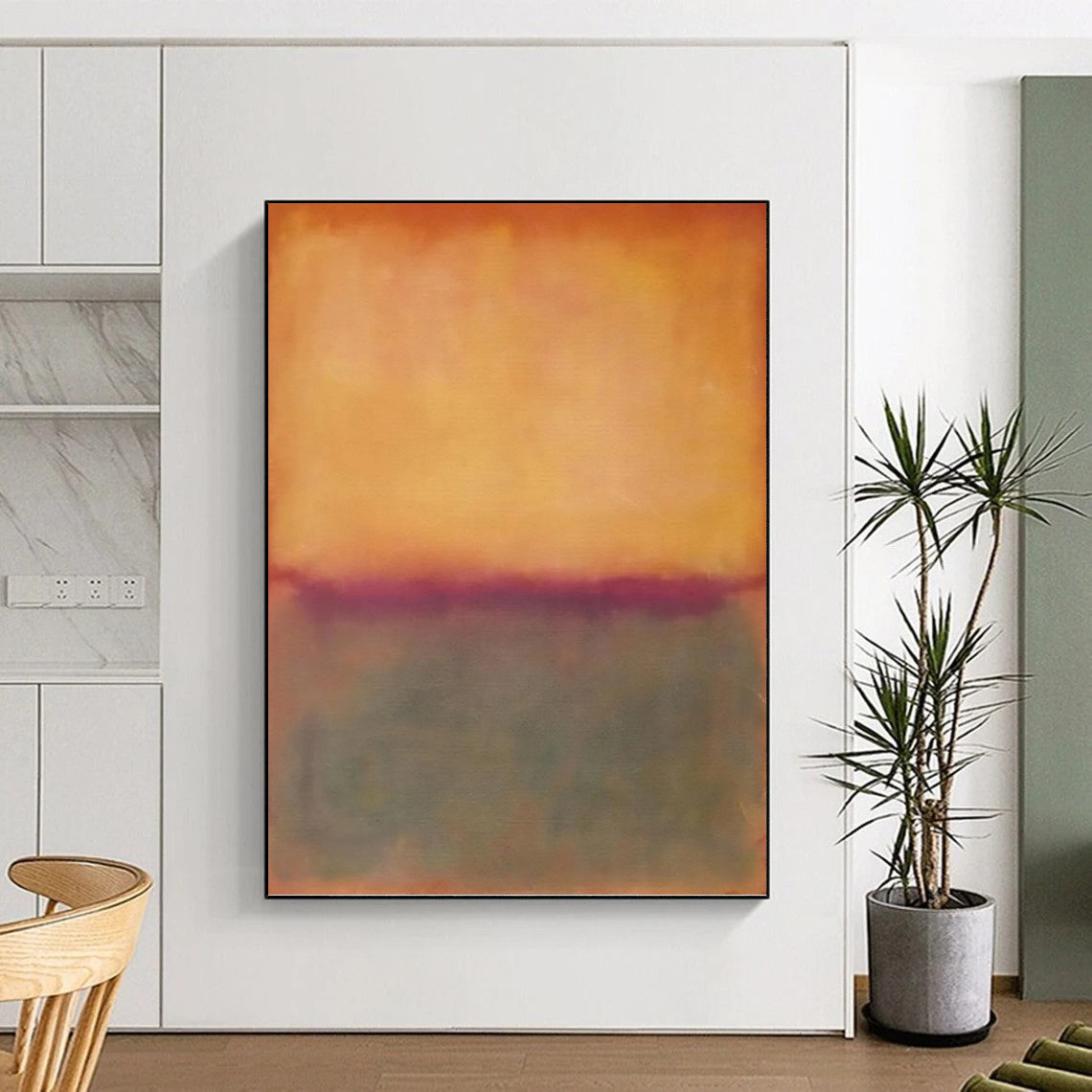 Sensationally Enormous Hand - Painted Textured Abstract Painting for Music Room & Auditorium DKH1239