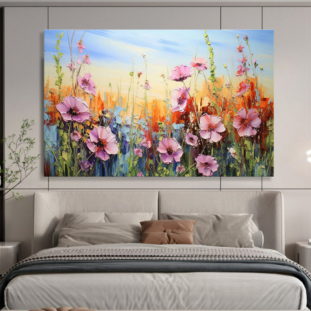 Elegant Large Abstract Mural with Subtle Texture for Living Room & Dining Room DKH903