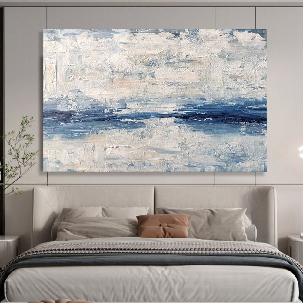 Monumental Original Hand - Applied Textured Abstract Canvas for Statement Walls DKH791