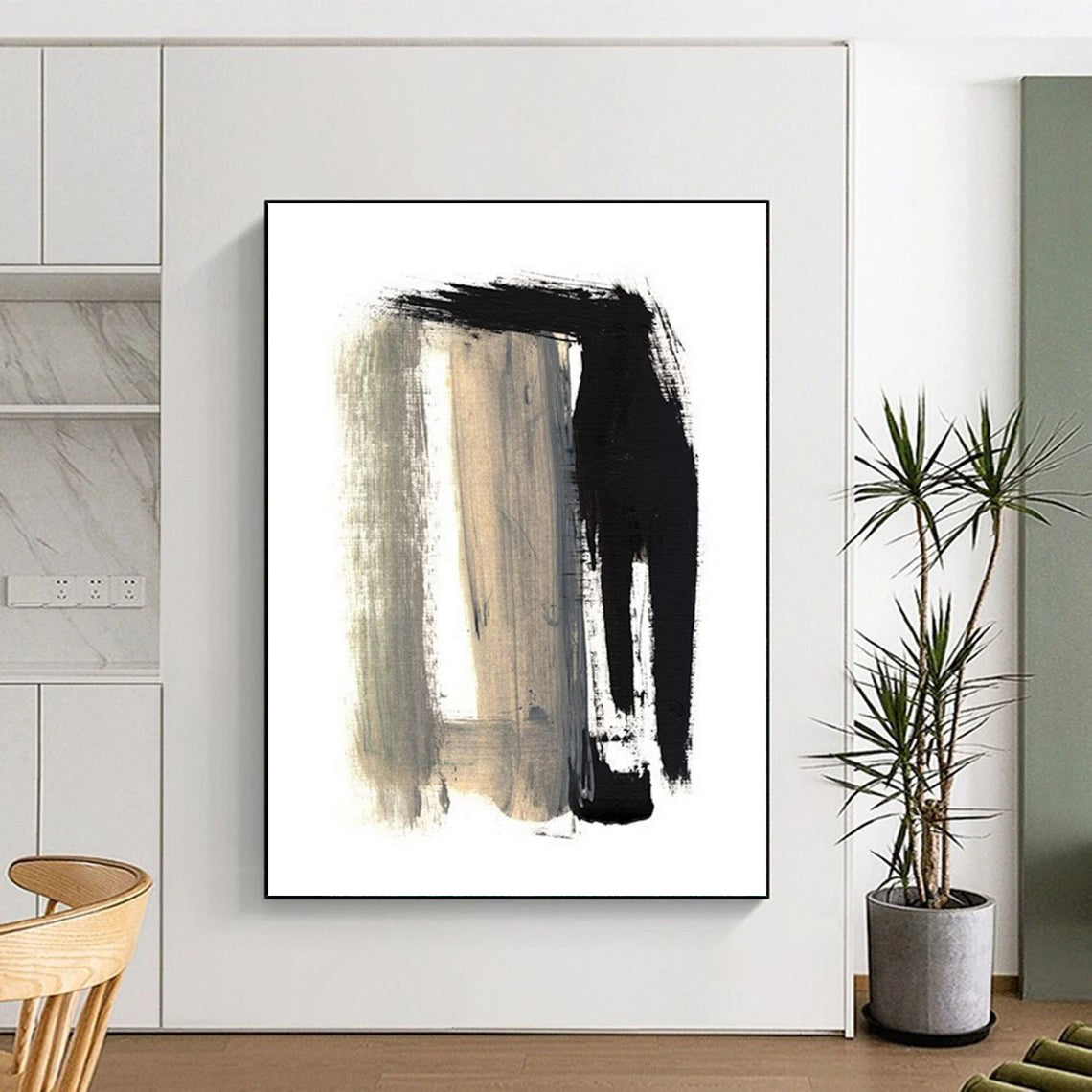 Scaled Textures: Immense - Sized Custom Abstract Artwork for Bedroom and Bar DTP157