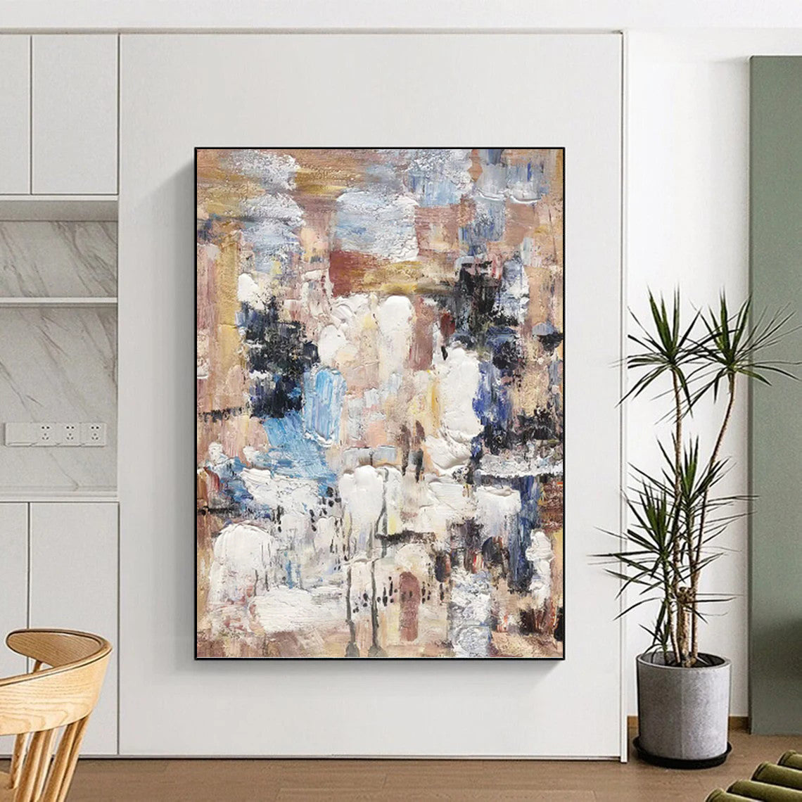 Quirky Hand - Painted Textured Abstract for Bedroom & Hallway DKH1303