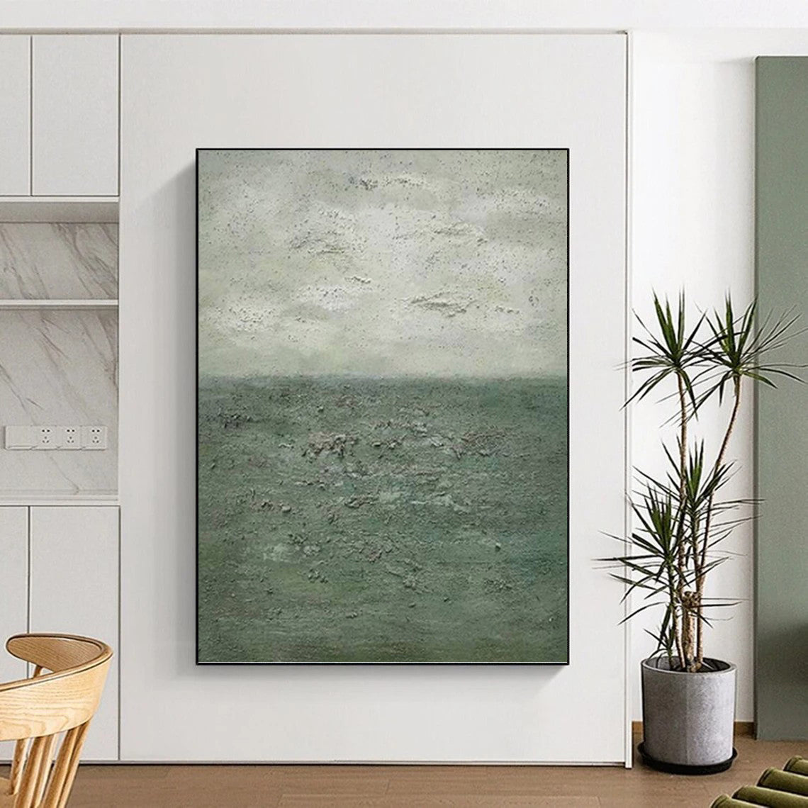 Mega - Dimensioned Hand - Painted Textured Custom Abstract Odyssey, for Bedroom and Dining Room DKH1504